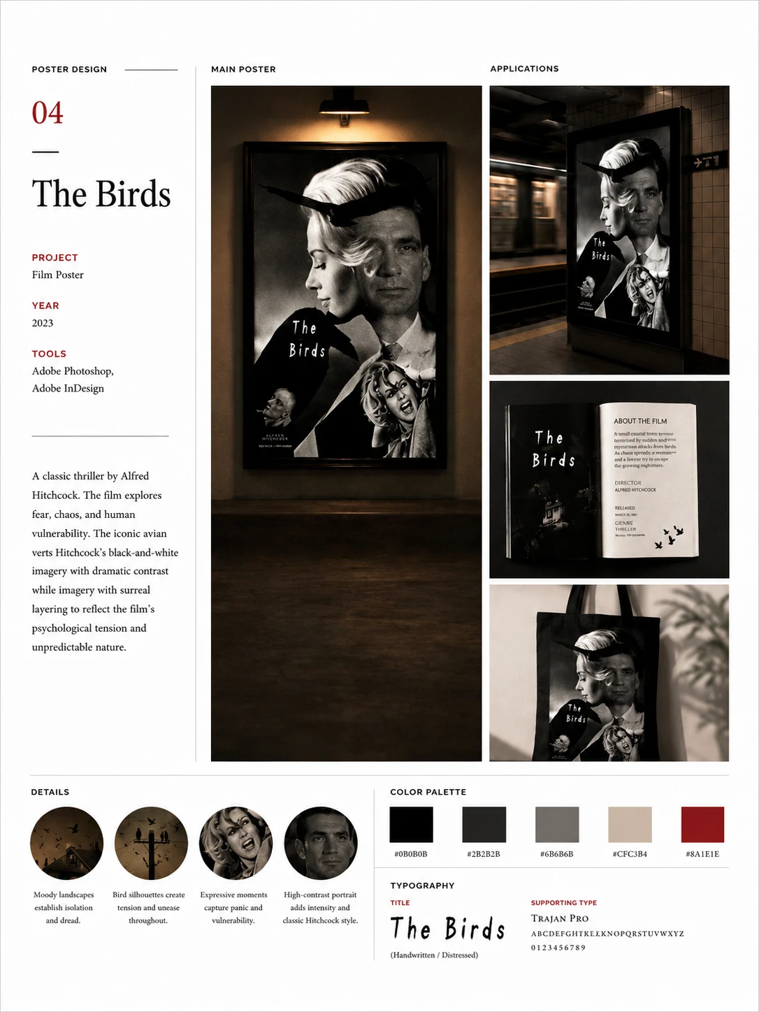 Film Posters — Page 04, The Birds case study