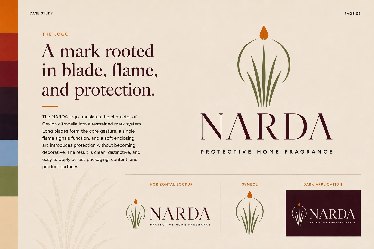 Narda — Page 05, logo system