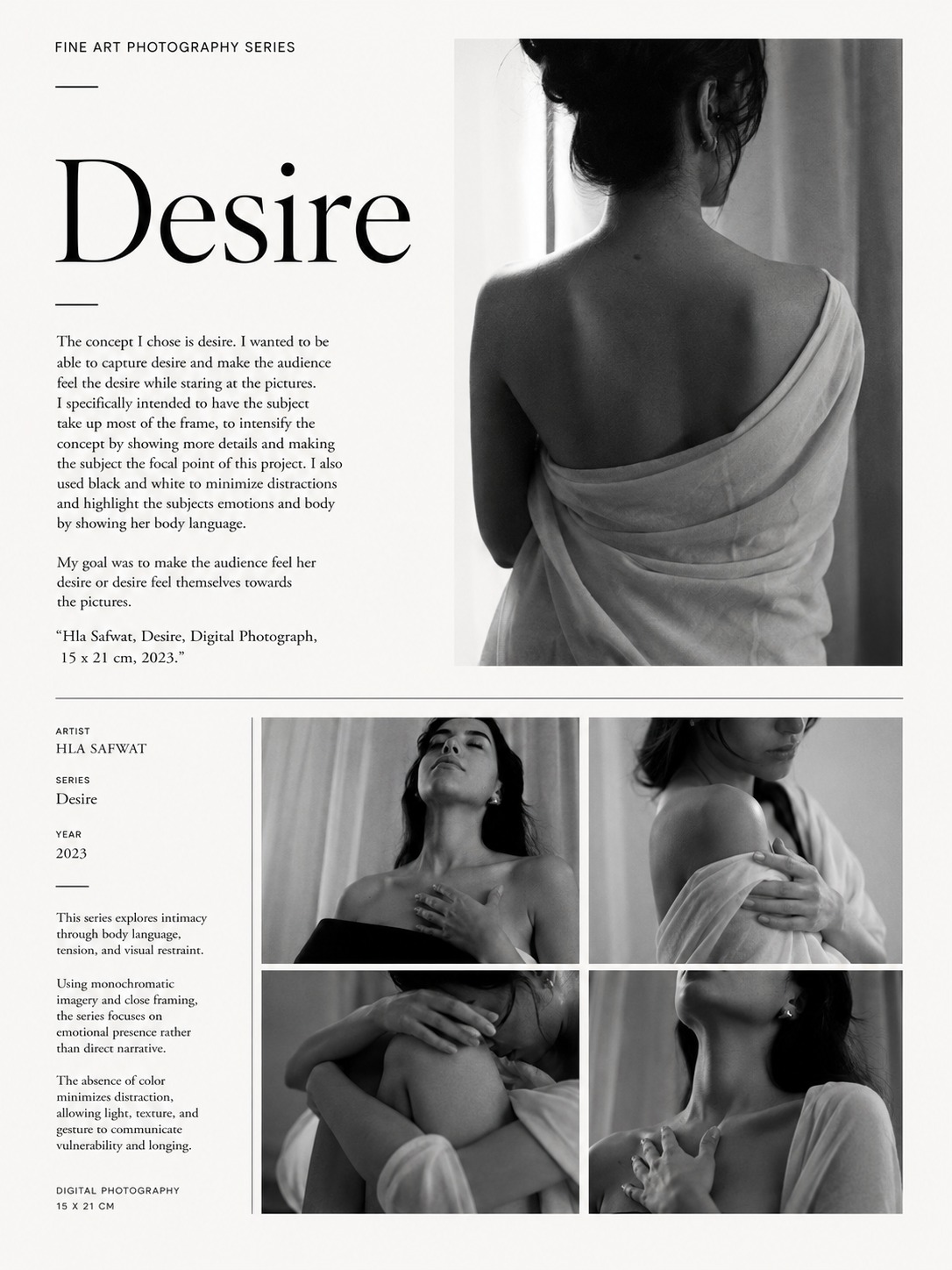 Desire — fine art photography series, 2023