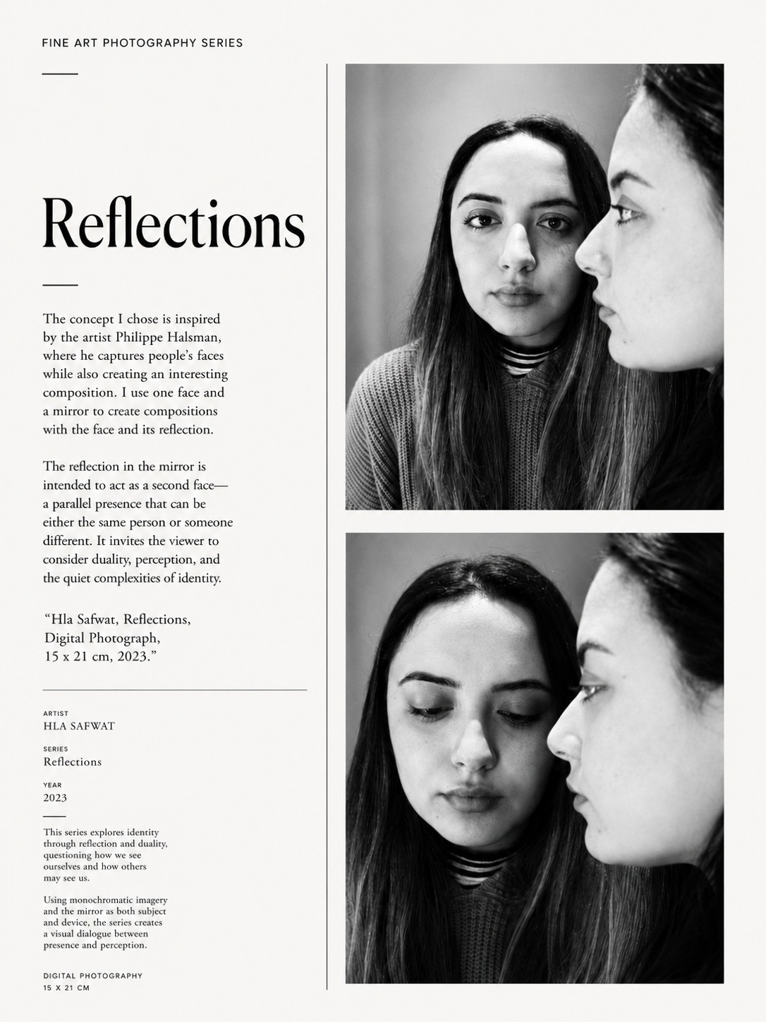 Reflections — fine art photography series, 2023