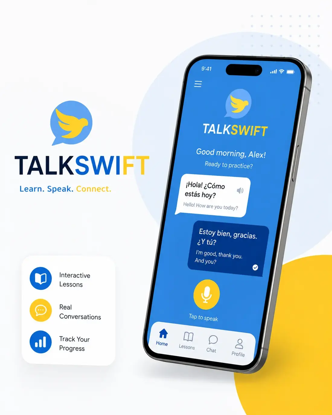 TalkSwift — portfolio hero image