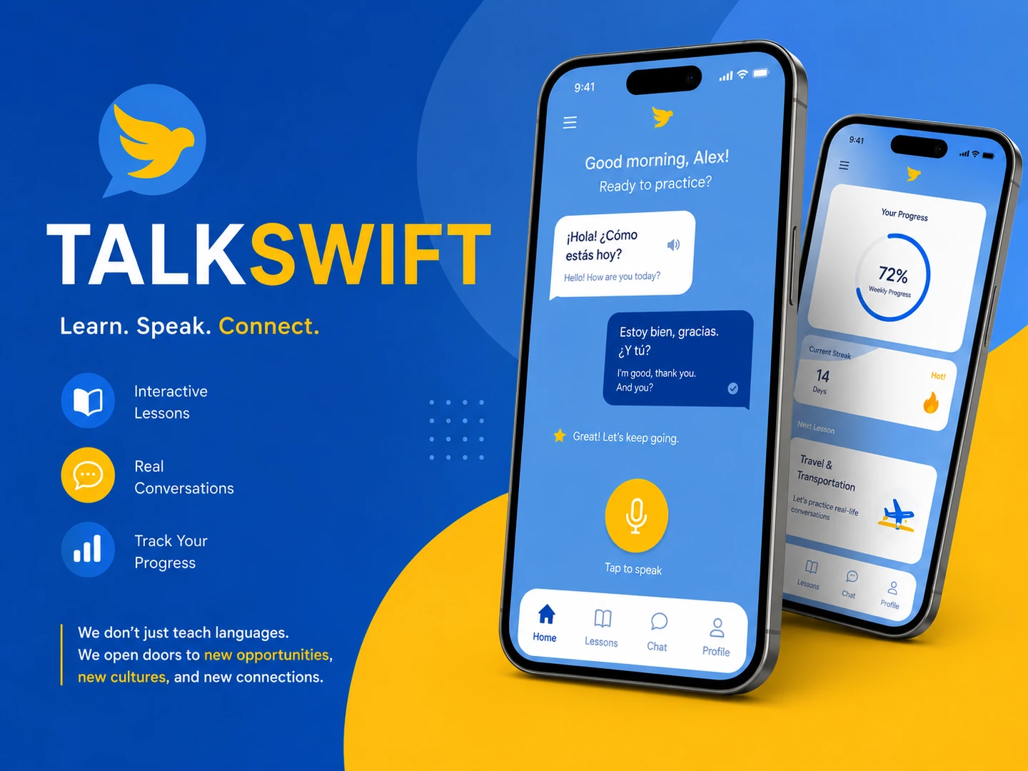 TalkSwift project preview