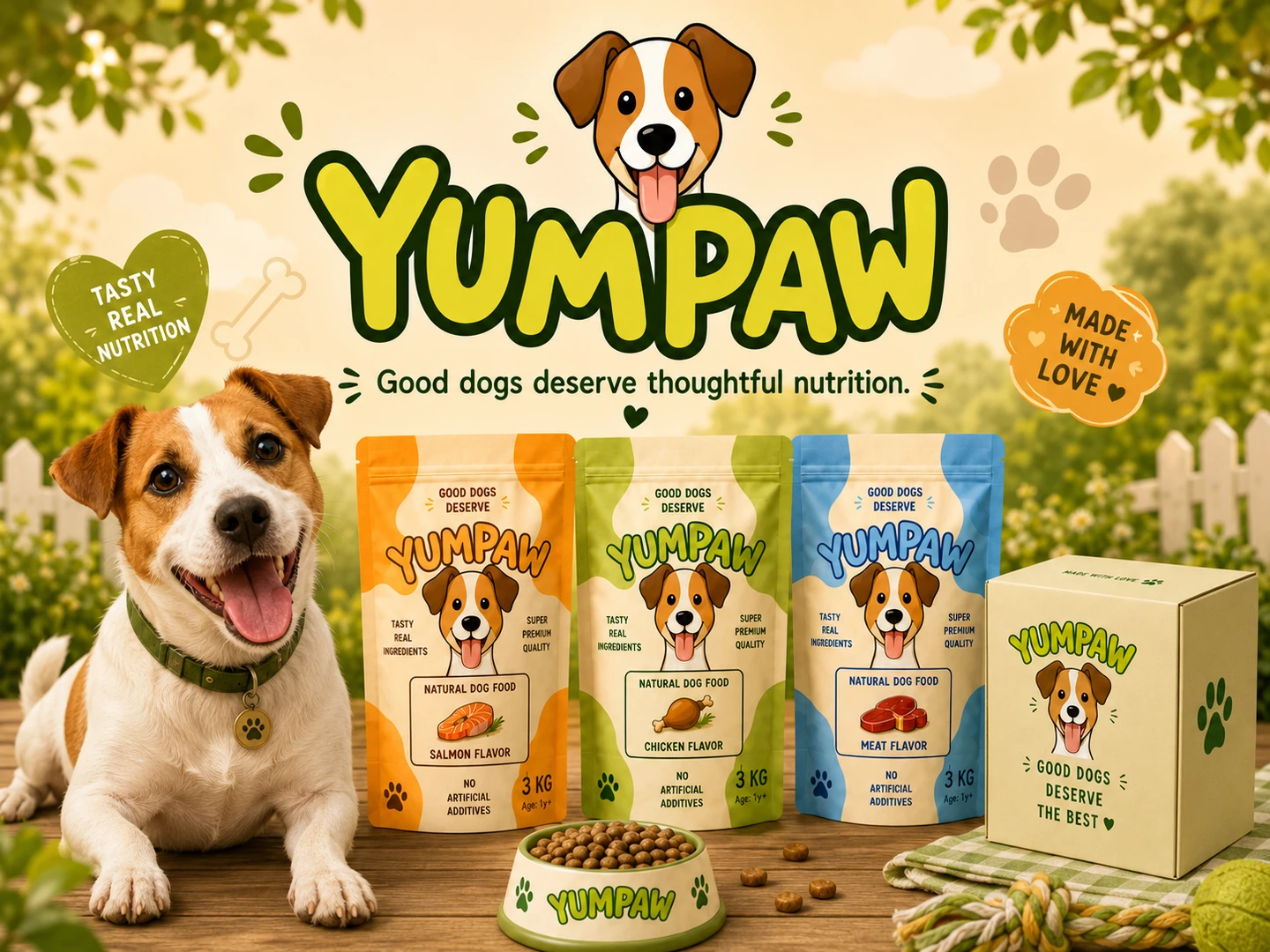 Yumpaw — pet food brand and packaging system